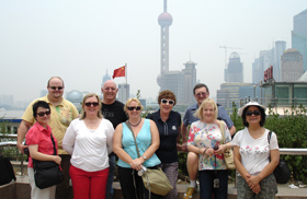 Clients in Shanghai Bund