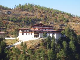 Simtokha Dzong Scenery