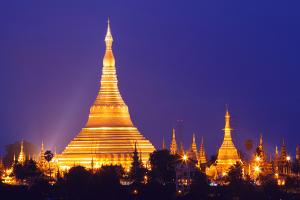 The ShweDagon Pagoda at Night