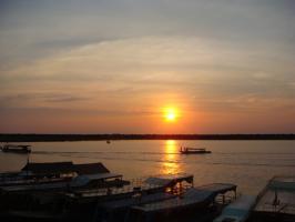 Tonle Sap Lake Sunset