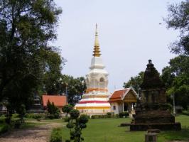 The Phra That Luang Stupa View