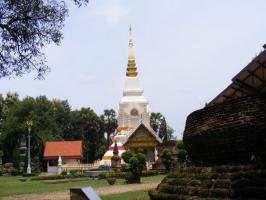 The Phra That Luang Stupa Scenery