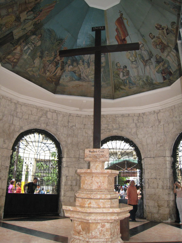 The Interior of Magellans Cross Shrine