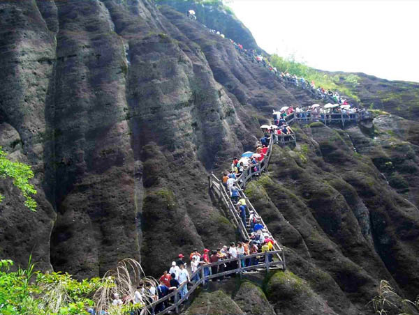 Tianyou Peak Tourists
