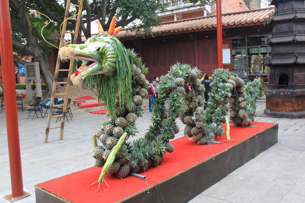 Tin Hau Temple Dragon Statue