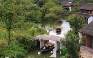 Xixi Wetlands Boat