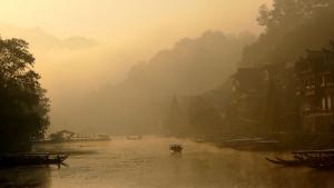 Fenghuang Old Town Foggy