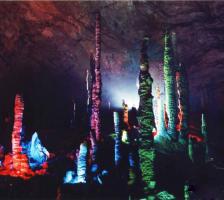 Zhangjiajie Huanglong Cave Lights