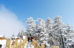 Xiling Snow Mountain In Winter