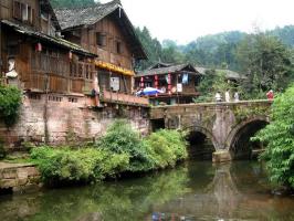 Yaan Shangli Old Town Stone Bridge