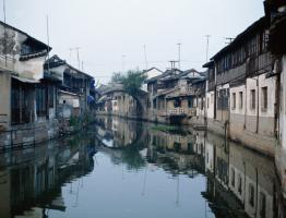 Zhouzhuang Water Town Scenery 