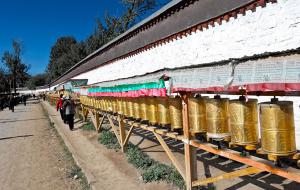 Gandan Temple Prayer Wheels