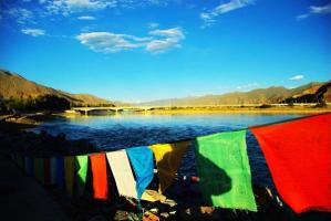 Lhasa River Tibet China