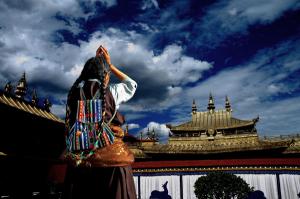 Ramoche Monastery Pilgrimage Woman