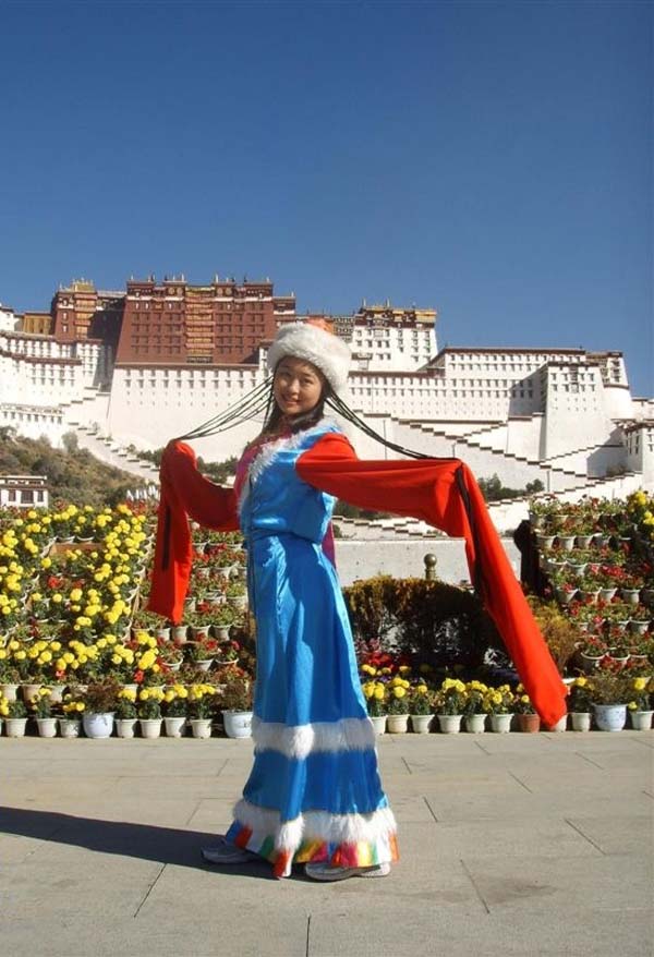 Tibetan Beautiful Ethnic Girl