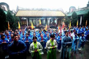 Worship of Confucius in Confucian Temple