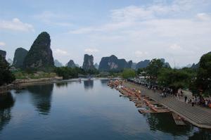 the Outside Scenery of Guilin Crown Cave