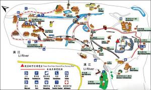 Guilin Crown Cave Map