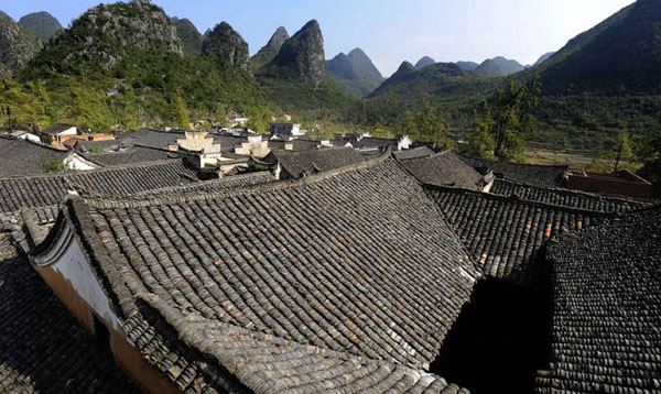 The Roofs In Xingan Qin Family Complex