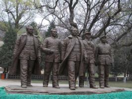 Yan'an Communist Party Leader Statues 