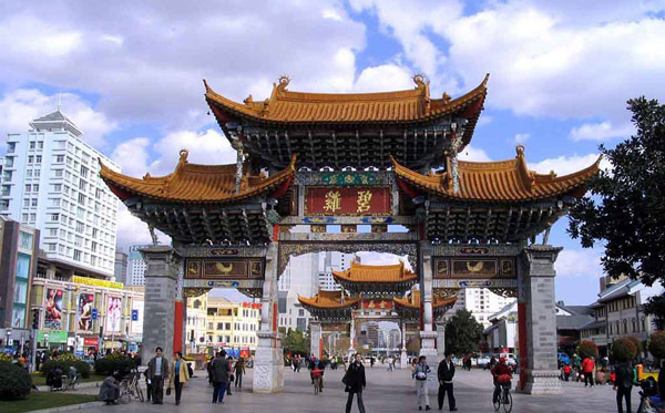 Kunming Jinma Biji Arch Sight Tour