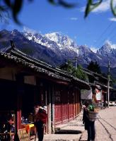 Lijiang Baisha Old Town Scene