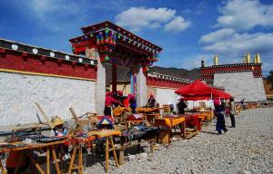 Shangrila Songzanlin Monastery Scene