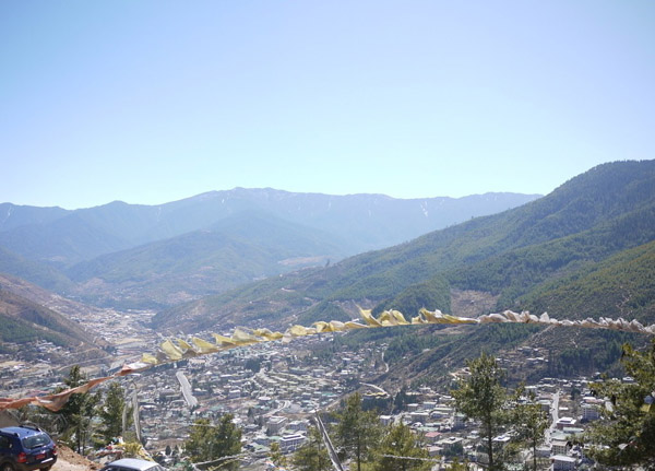 Chimi Lhakhang Distant Sight
