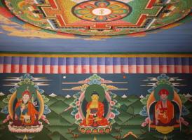 Chimi Lhakhang Wall Painting