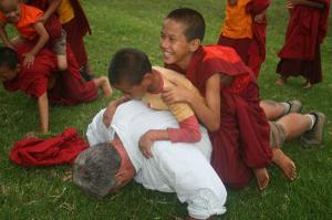 Monks Of Chimi Lhakhang