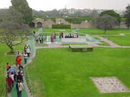 People in Raj Ghat