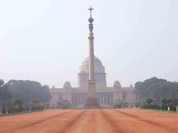 Rashtrapati Bhawan from Far