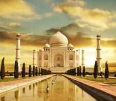 Taj Mahal Sunset