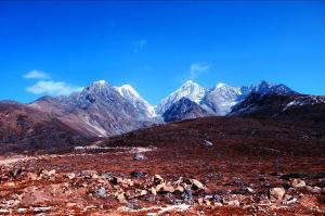 Garze Gongga Mountain Scene