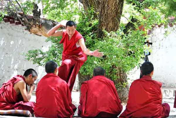 Lhasa Gandan Temple Lama