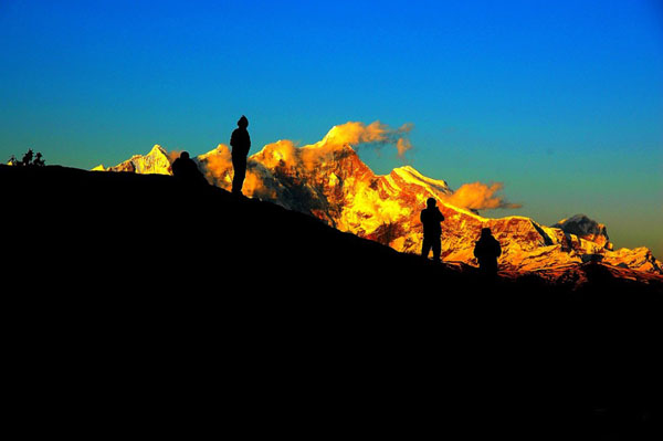 Namjagbarwa Mountain Sunset