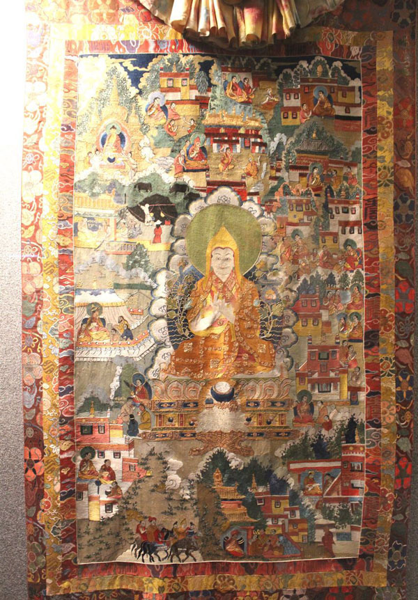 Murals in Tibet Museum