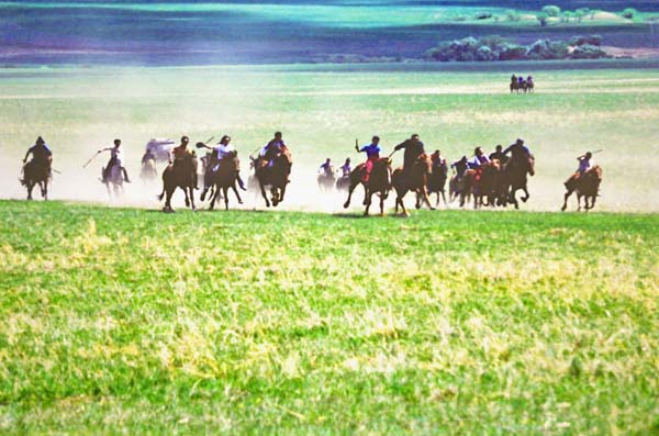 Daur Horse Ridding Show