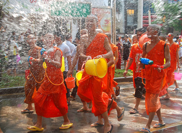 Dai Water Splash Festival View