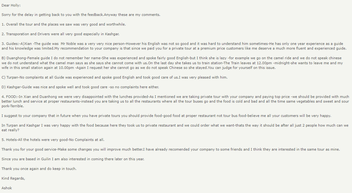 Ashok - 10-day Great Silk Road China Tour